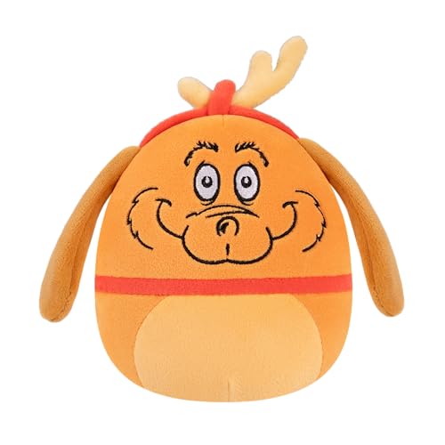 Squishmallows Original The Grinch 8-Inch Max with Antlers Official Jazwares Plush | Collectable Cute Plush Toy Cuddly Toys for Children Soft Toys Cute Teddies Suitable for Girls and Boys Ages 3+