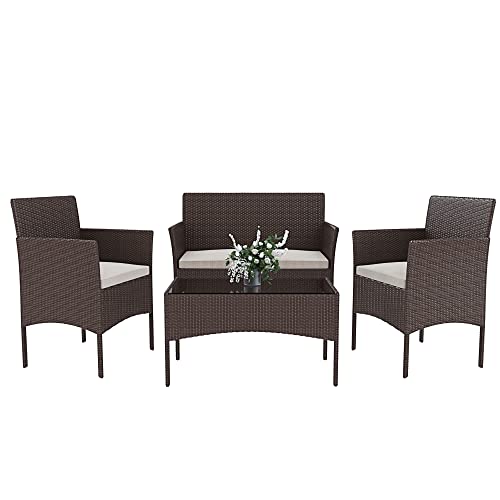 Arreditaly Set Di Mobili da Giardino Salotto Salottino in Rattan