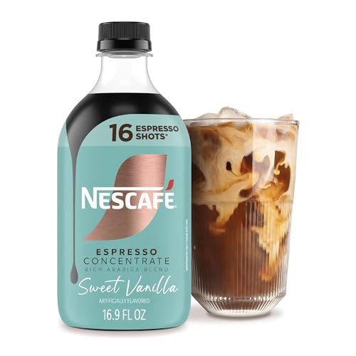 NESCAFÉ Espresso Concentrate Sweet Vanilla, Flavored Coffee Concentrate, Instant Espresso,