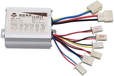 350W 500W 1000W 2WD Brushed Controller Kit Thumb Throttle Reverse Switch For 2-Motors Drive Electric Cart - 18