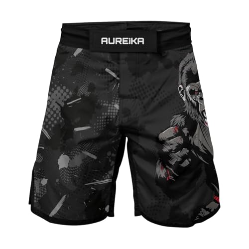 Gorilla Martial Arts Training Shorts – Versatile Fight Shorts for MMA BJJ Jiu Jitsu Muay Thai Grappling Combat Sports4