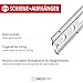 Gedotec Riel de pared para colgar – H10282 | Longitud 2000 mm...