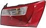 Evan-Fischer Tail Light Assembly Compatible with 2012-2017 Kia Rio Outer Halogen Sedan - CAPA Passenger Side