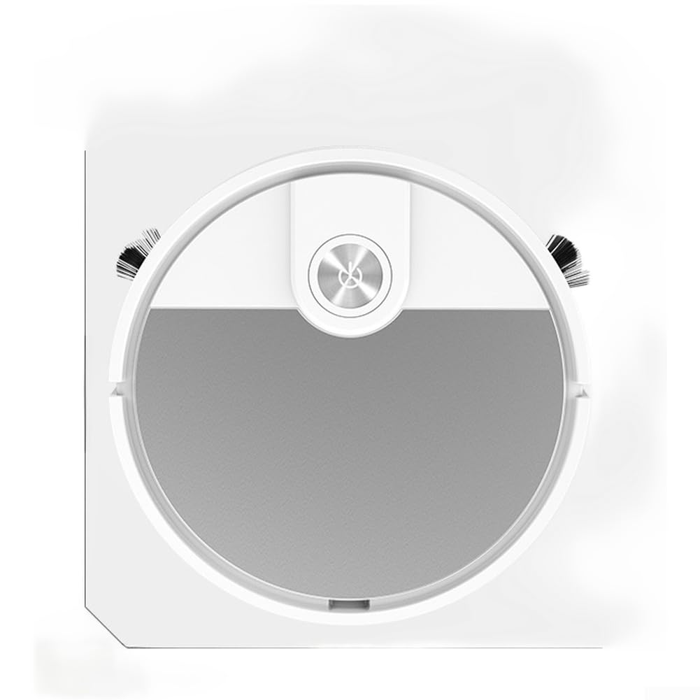 Aspirapolvere robotico con funzione di pulizia 2000PA Potenza sottile 6,8 cm Profilo per tappeti Pulizia profonda Smart App Programma 90Min per batteria Bianco (A)