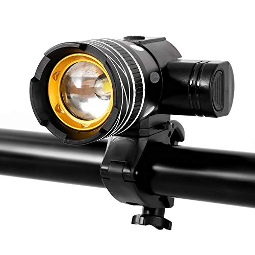 Lumière de vélos USB Lampe Rechargeable zoomables T6 LED vélo Avant la lumière de la Flamme 3 Modes vélo Phare
