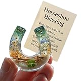 Generico Colgante de herradura de bolsillo, símbolo de esperanza y recuerdo | Decoración para mesa con herradura - Para mujer, madre, adolescente, oficina, escritorio, estantería, mesita de noche