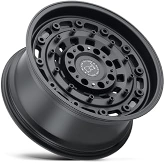 Black Rhino Hard Alloys ARSENAL 20X9.5 8X170 5.72 12mm TEXTURED MATTE BLACK - 2095ARS128170M25