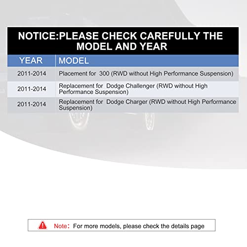 Totlle Rwd Front Control Arm With Ball Joint Suspension Kit Axial Rod Sway Bar And Tie Rod Replacement Chassis Part For Dodge Challenger Charger Chrysler 300 K620177 K620178 K010534 14Pcs #TOP1
