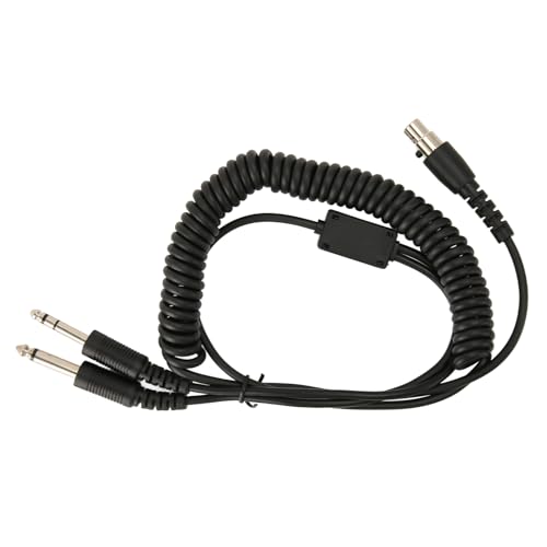 Adaptador de Auriculares de Aviación Fydun XLR 5 Pin a Plug Dual GA miniatura 5