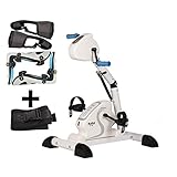 ERSINIAN Liegeergometer mit Widerstand, elektrisches Rehabilitationsgerät, Indoor-Fahrrad mit Pedalen, Fitnessgerät für Senioren und ältere Menschen