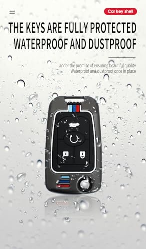 Boîtier de clé Buick Excelle protection antichoc pour télécommande 4 5 boutons 2015 - 3