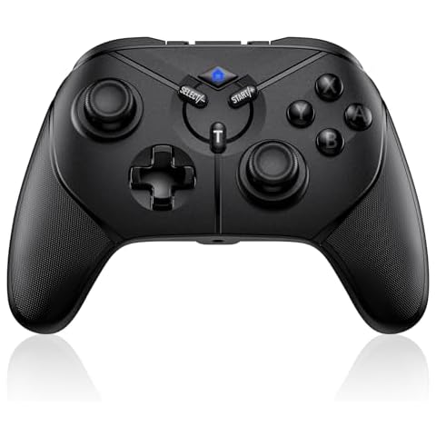 Dinosoo Wireless Switch Pro Controller, PC Controller for Switch/Switch Lite/Switch OLED/PC Steam Games/Android with Hall Effect Joysticks, Turbo, Dual Vibration, Gyro Axis, Back Buttons - Black Cover