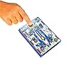 FLAT 2 FAST Original Speed Card Racer – Flat Car Racer and Pocket Size Racecar Launcher with Real Rubber Tires for High-Speed Racing – Load, Launch, Race! – Cobalt Blue #5