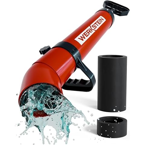 WERKSTEIN High Pressure Drain Unblocker with Adapters Cover