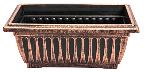 Pot de fleurs rectangle aspect rustique pour sublimer votre terrasse et Home Decor - 4
