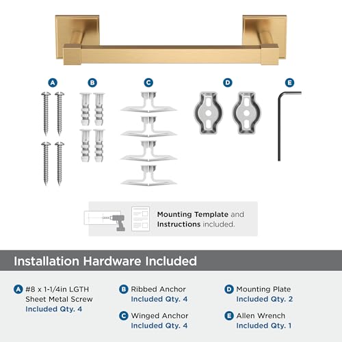 Amerock Appoint 8" Champagne Bronze Towel Bar by Amerock - Used condition - Image 3