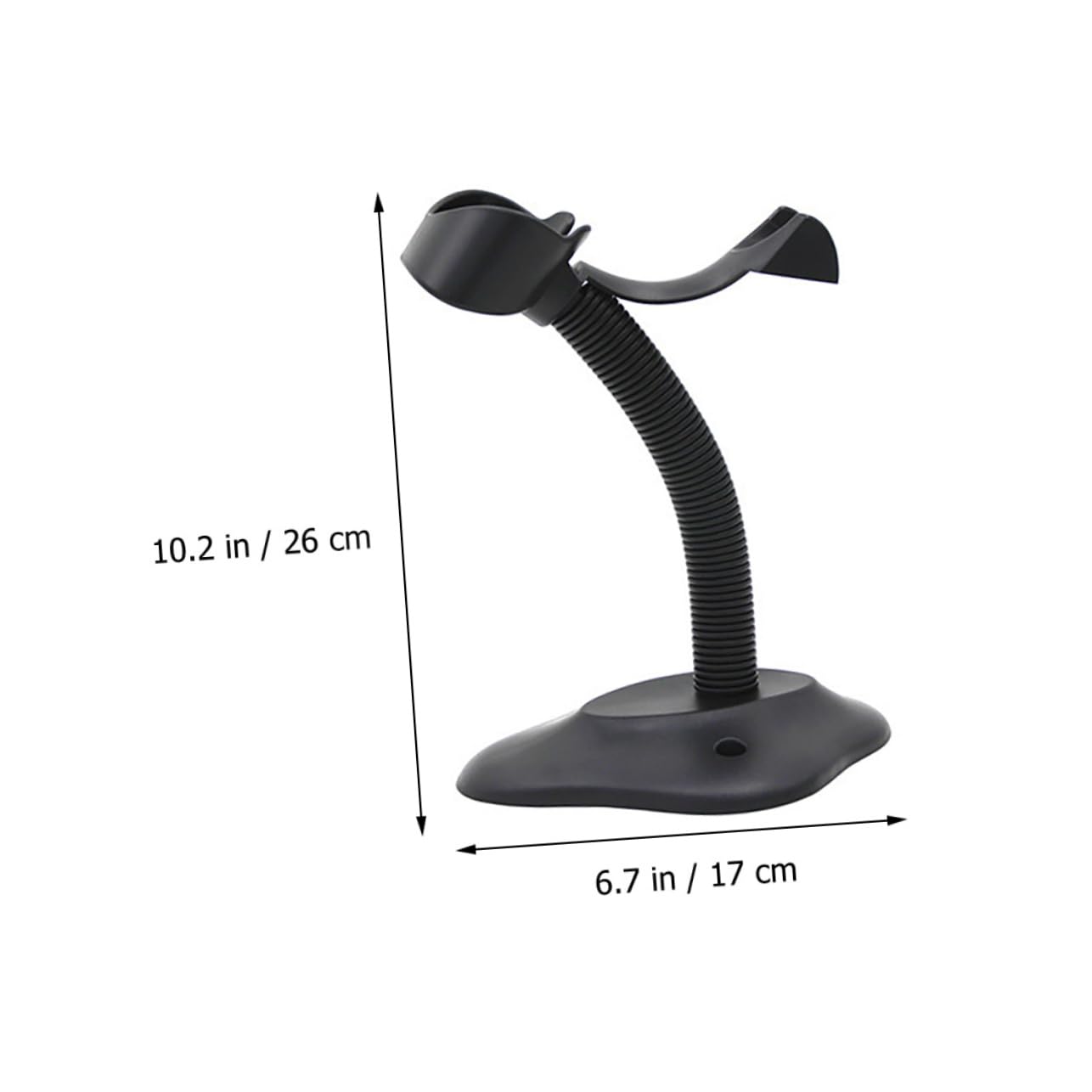 SEWACC Handheld Barcode Scanner Stand Mount Bracket Adjustable USB Holder for Portable Scanning Supermarkets and Stores Material Easy to Use and Maintain