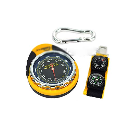Boussole de survie précise 3 en 1 avec attache pour randonnée