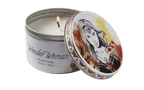 DC Comics: Wonder Woman Scented Candle: 5.6 oz: Large, citrus