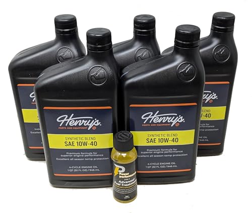 Aceite motor mezcla sintética 10W-40 Henry's pack 5