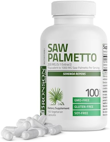 Bronson Saw Palmetto 1000 MG | Prostate & Urinary Health Support | Non GMO | 100 Vegetarian Capsules | Buy Now With Express International Delivery - Foto 7