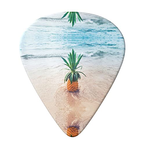 Pineapple By The Sea Lot de 6 médiators pour guitare acoustique, guitare électrique, basse, ukulélé – fins, moyens et… - Les Beatles, Paul McCartney, John Lennon, RIngo Starr, George Harrison Pineapple By The Sea Lot de 6 médiators pour guitare acoustique, guitare électrique, basse, ukulélé - fins, moyens et… – Image 4