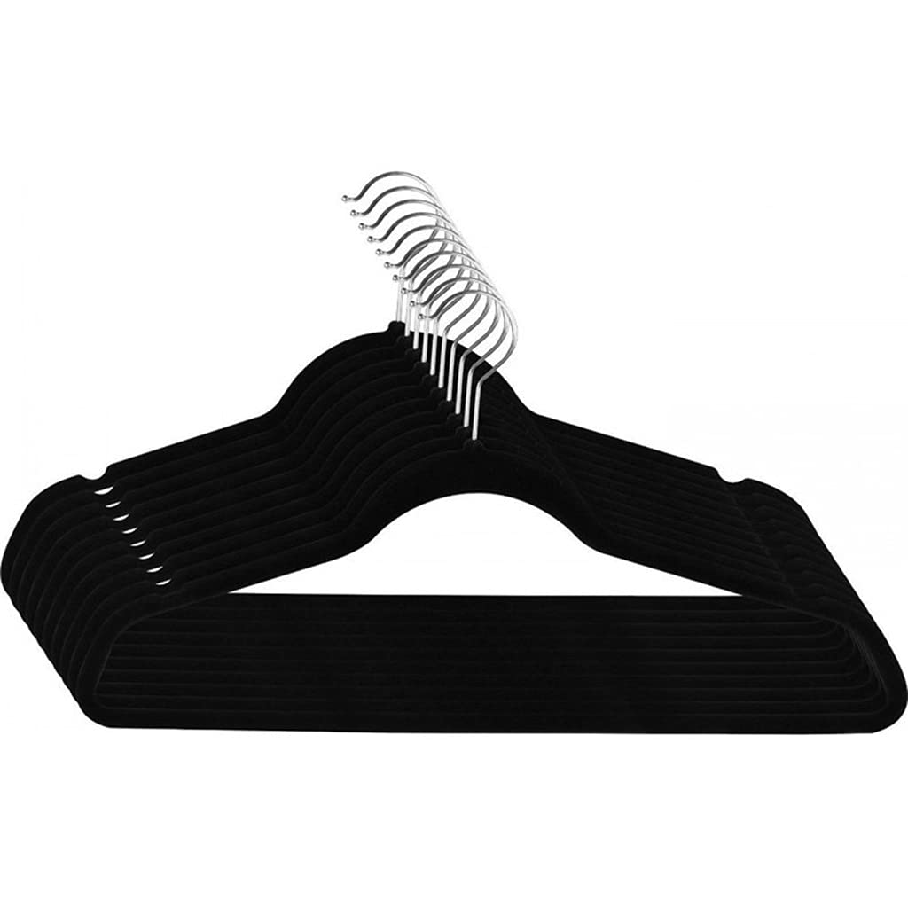 Cintre multifonction velours lot de 10 pieces pour penderie de vetements