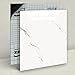 20-Pack Peel and Stick Floor Tiles Vinyl Floor 12 x 12 inch Self Adhesive Waterproof Glossy Flooring Planks DIY for Bathroom, Kitchen, Living Room, RV, Cover 20 Sq. Ft, Polish White Marble