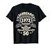 50. Geburtstag Geschenk Mann Mythos Legende Jahrgang 1972 T-Shirt