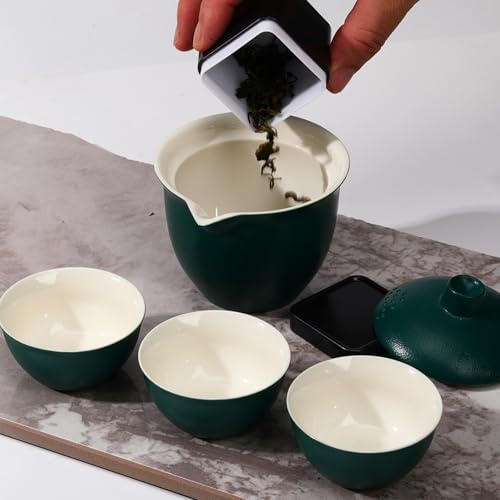 Coolpei Portable Gongfu Tea Set with Travel Case