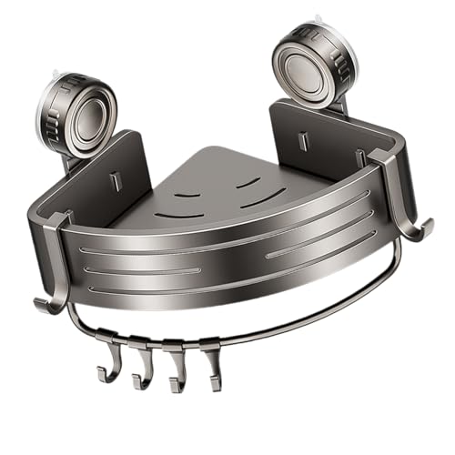 Estantería de baño esquinera con , soporte de almacenamiento de pared, organizador de baño extraíble para productos de cuidado de la piel, organizador de esquina de ducha con