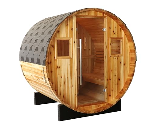 Aurora 2-4 Person Traditional Barrel Sauna