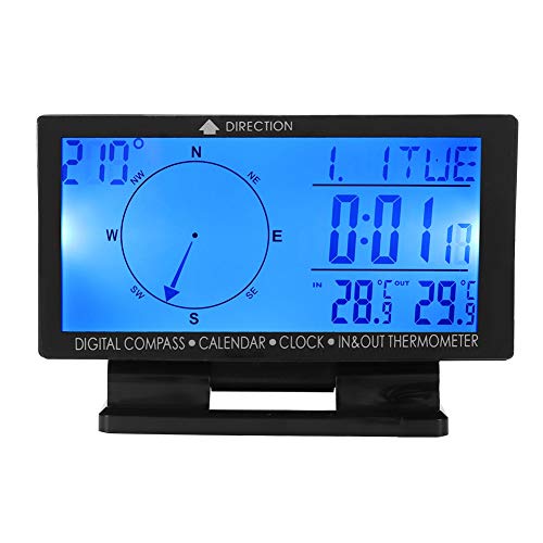 Thermomètre numérique de voiture Walmeck avec double affichage de température