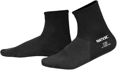 SEAC Calcetines Unisex Prime Socks de Neopreno de 2 mm, con Forro de Nailon