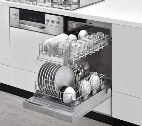 Amazon.co.jp: RSW-F402CA-B Rinnai Built-in Dishwasher, Black 