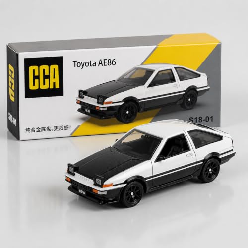 Image of Wizplex CCA Officially Licensed Toyota AE86 1:64 Scale Die Cast Metal Car - Collectible Alloy JDM Classic Coupe with Openable Doors & Free-Rolling Wheels, Display Showpiece for Kids 3+