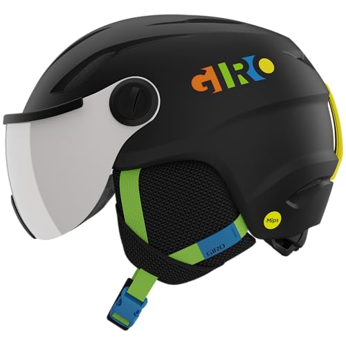 Giro Buzz MIPS Kids Snow Helmet - Matte Black/Party Blocks (Limited) - Size S (52-55.5cm)
