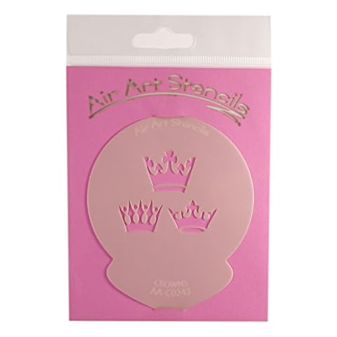 Crowns Cupcake Stencil Reusable & Flexible for Cakes & Crafts Cover