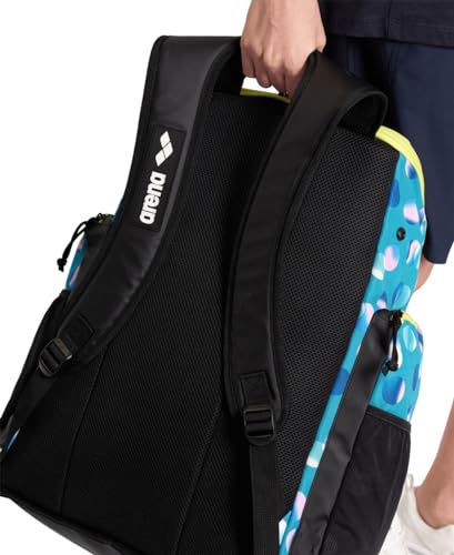 Image of ARENA Spiky III Backpack 45 Swimming Athlete Sports Gym Rucksack Large Training Gear Equipment Swim Bag for Men and Women, 45 Liters, Confetti