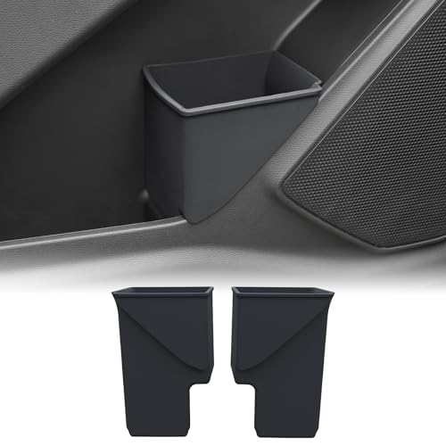 ELECFRESH 2PCS Door Side Trash Can Compatible with 2020-2026 2026 Ford Explorer, Garbage Bin Storage Box for Ford Explorer Accessories 2026 2024