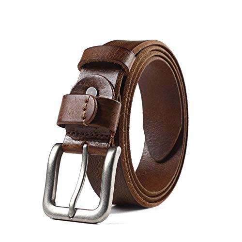 Ceinture souple pour hommes avec fermeture boucle à ardillon style décontracté