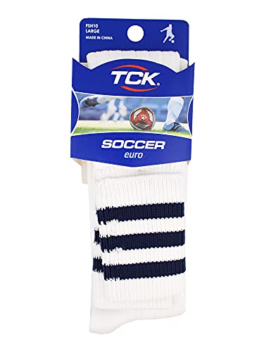 Image of Soccer Socks With Fold Down Top - European Style for Adults - Men and Women