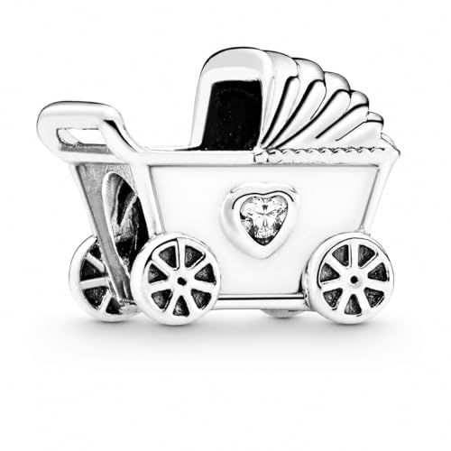 Charm cochecito plata ley 925 regalo ideal nacimiento y futuras madres
