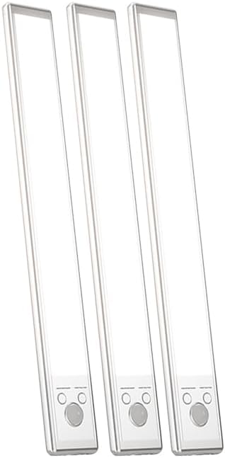 Saker Rechargeable Motion Sensor Led Lights,3-Color Adjustable Under Counter Lighting - 9.5 Inch Wireless Task Light for Kitchen, Pantry, Closet (3)