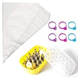 ❥Fácil de manejar : La bolsa desechable es adecuado para su uso en la cocina o panadería comercial, sin necesidad de limpiar y es más higiénico que las bolsas reutilizables.