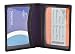 Mala Leather Odyssey Portatarjeta de Viaje de Cuero Suave 555_14 Negro