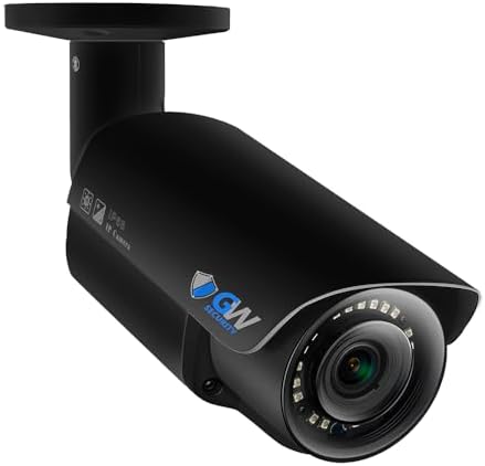 GW Security 8MP 4K H.265 UltraHD 3840 x 2160P PoE Outdoor Microphone Security IP Grey Bullet Camera with 2.8-12mm Motorized Zoom Lens (GW7051MMIC) image 2