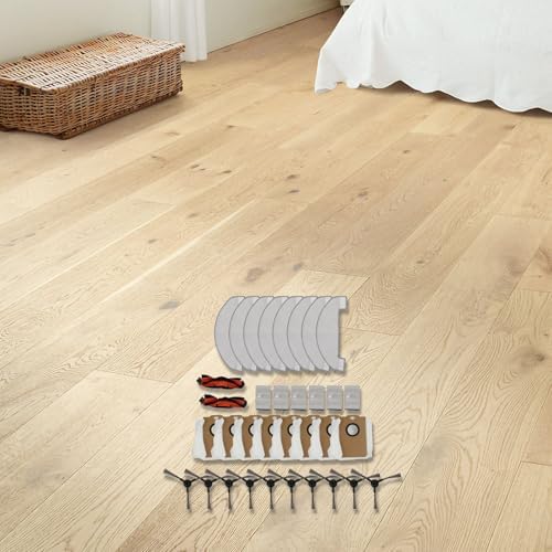 Monsga Ms1 Max 9 Piece Vacuum Cleaner Set with Main Brush, Side Brushes, Mop Filters and 3.3L Dust Bags for Deep Cleaning, Household Floors, Black and White — view 6