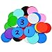 Smartdealspro 1 1/2 Inch 37mm 10 Colors Opaque Plastic Poker Chips Counting Discs Markers Counters with Box for Casino Card Games Math Learning (300)