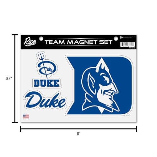 Set de Imán Equipo Duke Blue Devils 8.5 x 11 pulgadas miniatura 6